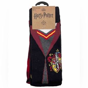 WARNER BROS London Harry Potter Gryffindor 3-pk Wizard Socks M/L (Discontinued)
